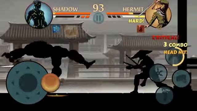 Shadow Fight 2 титан против отшельник