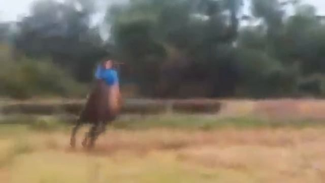running the barrel pattern