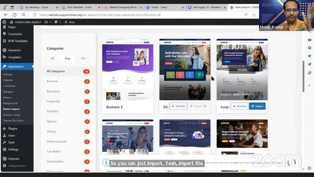 Website Designing Workshop