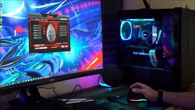 Игровая вертикальная мышь.