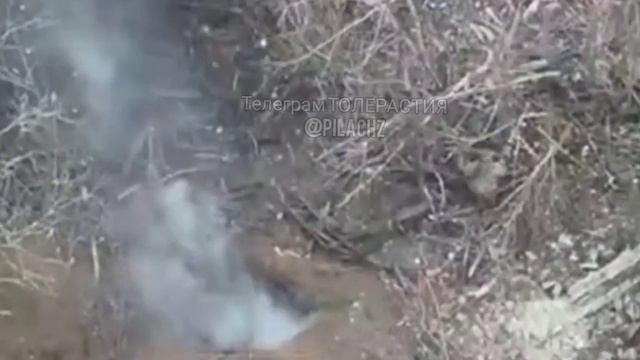 Подарок хохлам от штурмовика РФ