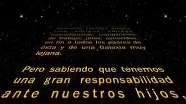 Feliz día del padre que la fuerza te acompañe Star Wars