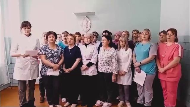 Медики Тарский ЦРБ продолжают бороться за свои права.