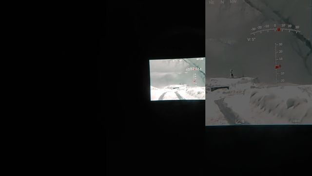 ТГ3538 вид через окуляр, дистанция 100-330м