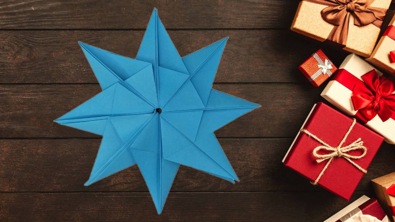 Новогодние елочные игрушки из бумаги
