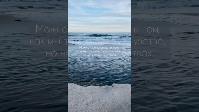 Можно сомневаться в том, как мы толкуем свои чувства, но не в самих чувствах.