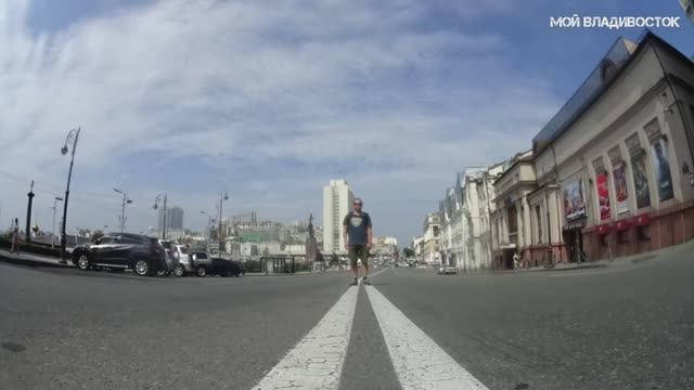 Владивосток 6 августа 2021 Timelapse