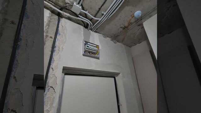 Электрика черновая #ремонт #отделка #квартира #студия #Краснодар #электрик