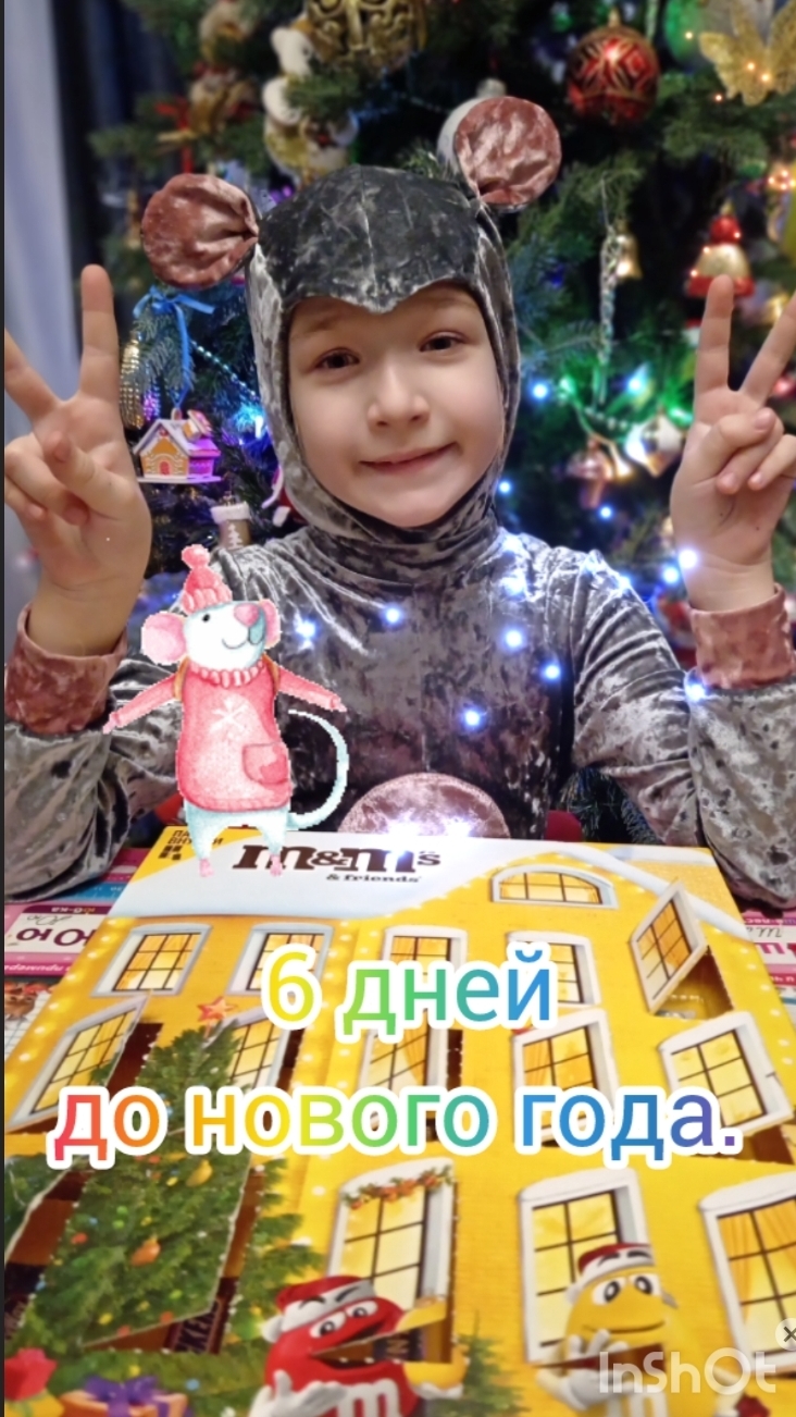 Новогодний адвент календарь. 6 дней до нового года.