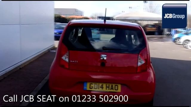 2014 SEAT Mii S 1l Red GD14HAO for sale at JCB SEAT