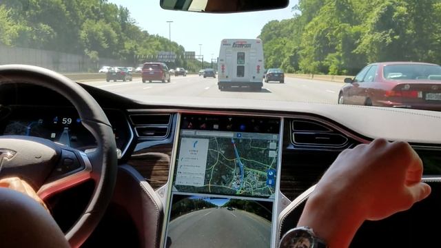 Tesla Autopilot on 270 model s