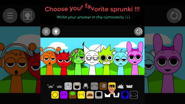 Your Favorite Sprunki ❓❣️❔ Sprunki Phase 1 #funny #sprunki #meme #animation #memes