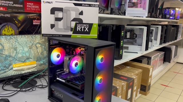84500₽, AMD Ryzen5 8400F, 32Gb DDR5, B650, ssd 1Tb, GeForce RTX 3060 12Gb