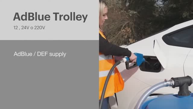 Насос для мочевины , AdBlue DEF Supply trolley  Wheels trolley for AdBlue supply and measurement