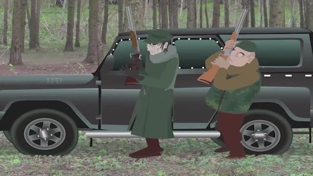 Песня охотников из сериала "Под кронами деревьев"