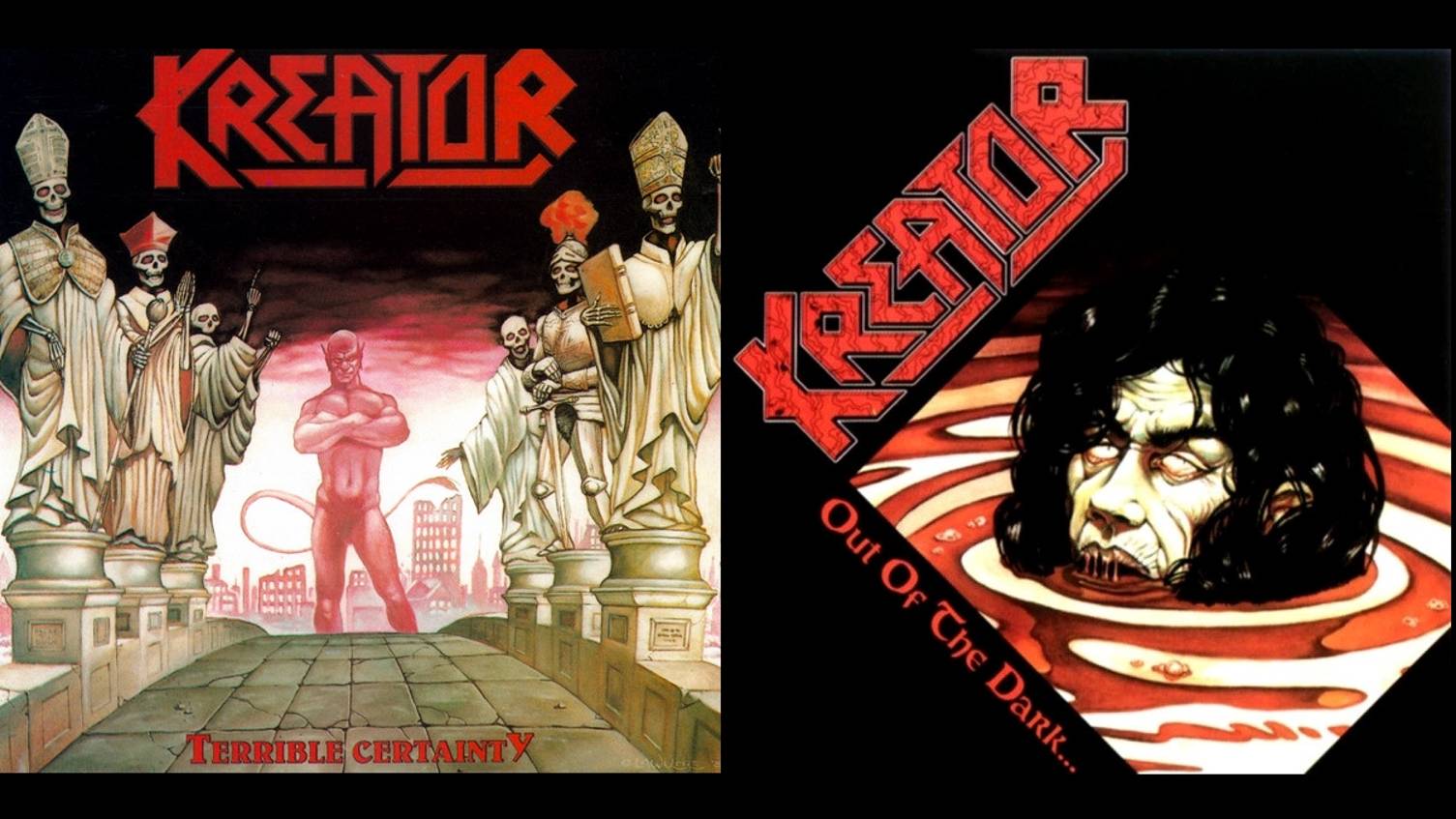 Kreator - Terrible Certainty (1987) + Out Of The Dark... Into The Light (1988) Full Albums