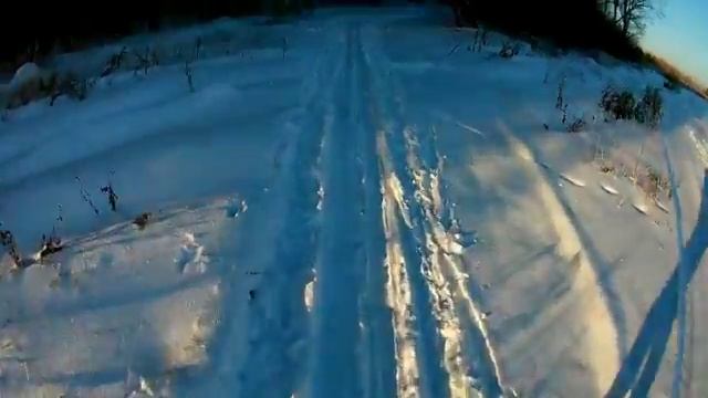 Минус шестнадцать. Лыжи не катят. Первая съёмка на Eken.