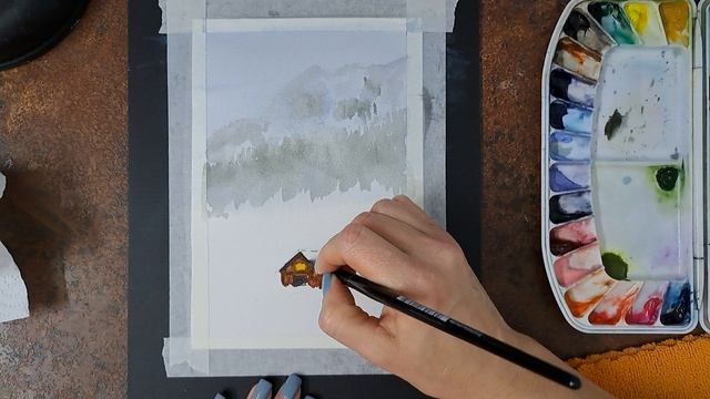 Домик в снегу.mp4