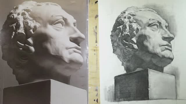 Рисунок головы Гаттамелаты