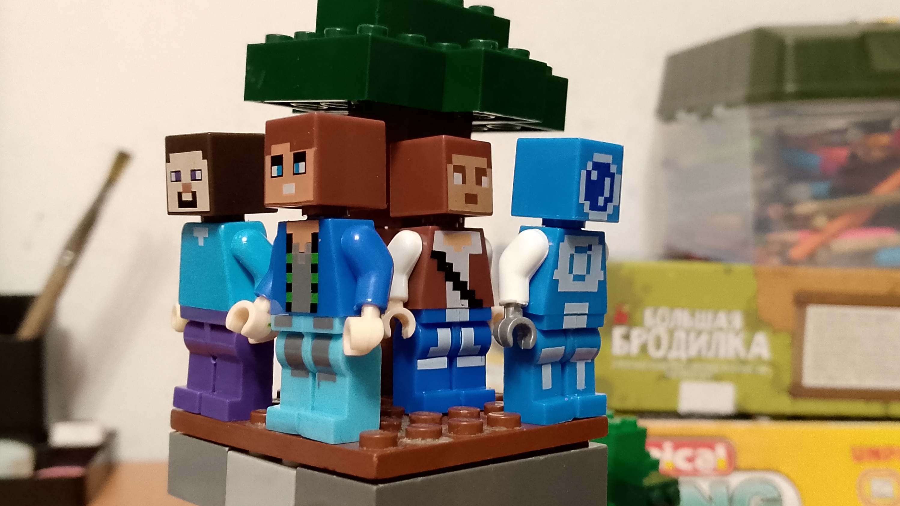 если бы minecraft состоял из одной платформы