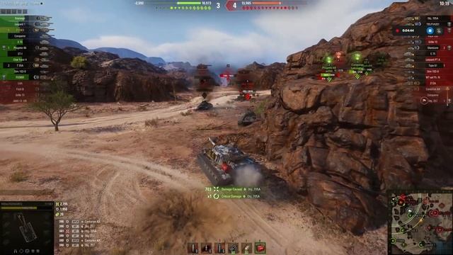 Мир танков. WOT. Бой на T110E3. 4 фрага и 5К урона