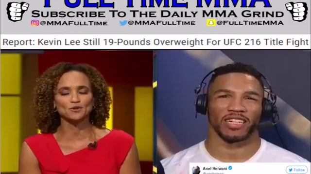 REPORT! Kevin Lee Still 19 Pounds Overweight Ahead of UFC 216 Title Fight vs Tony Ferguson!