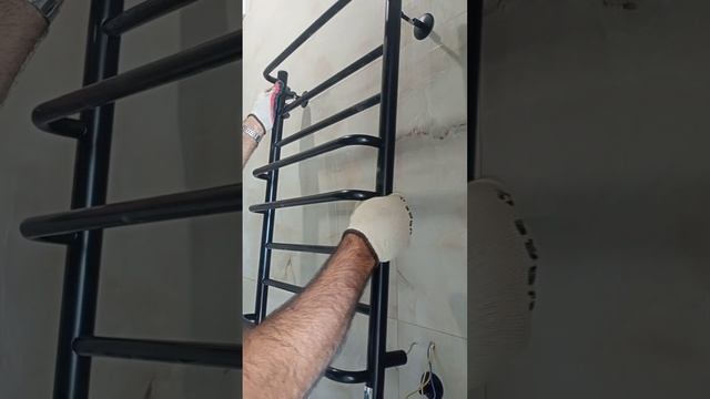 установка электрического полотенцесушителя