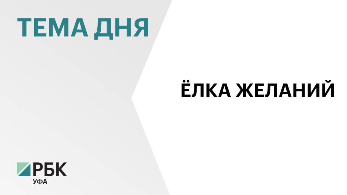 Премьер-министр Башкортостана Андрей Назаров принял участие в акции "Ёлка желаний"