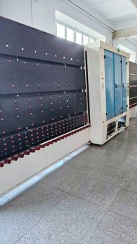 EMAR M 1601 Моечная автоматическая линия c роликовым прессом для сборки стеклопакетов — OBBU.RU