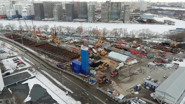 Проходка двухпутного тоннеля от станции Нагатинский Затон