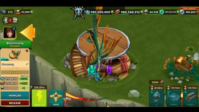 BLOOMSANG Max Level 175 Titan Mode - Exclusive Slither Song - Dragons: Rise of Berk