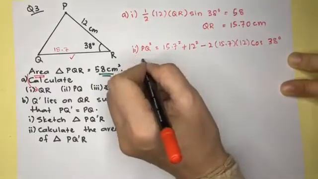 Penyelesaian Soalan Berformat SPM : Solution of Triangles