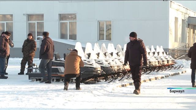 Новые снегоходы приобрели для 15 муниципалитетов Алтайского края
