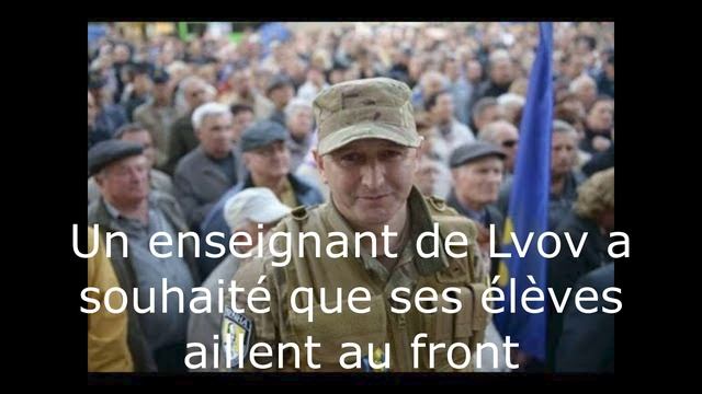 Un enseignant de Lvov a souhaité que ses élèves aillent au front