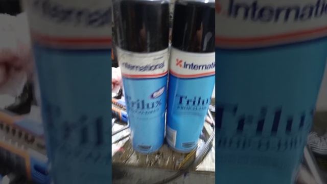 Покраска ноги мотора  или транцевой сборки