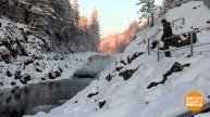 Водопады Карелии. Зимняя сказка. Доброе утро. Фрагмент выпуска от 26.12.2024