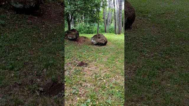 Камни в парке Кисловодска