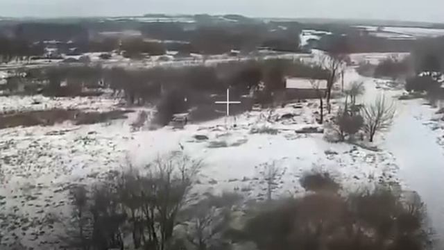 Уничтожение двух пикапов с оккупантами в Курской области.