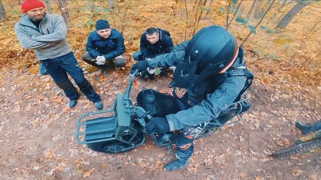 ATV 2x2 аналог мотоцикла Rokon встретили директора завода Baltmotors