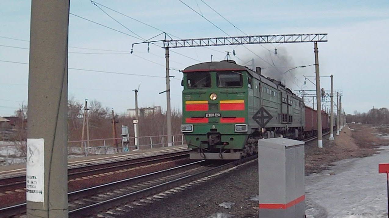Тепловоз 2ТЭ10М-3263. Звук 10Д100.