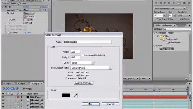 After effects урок 59 3D Табличка с текстом (Andrew Kramer)