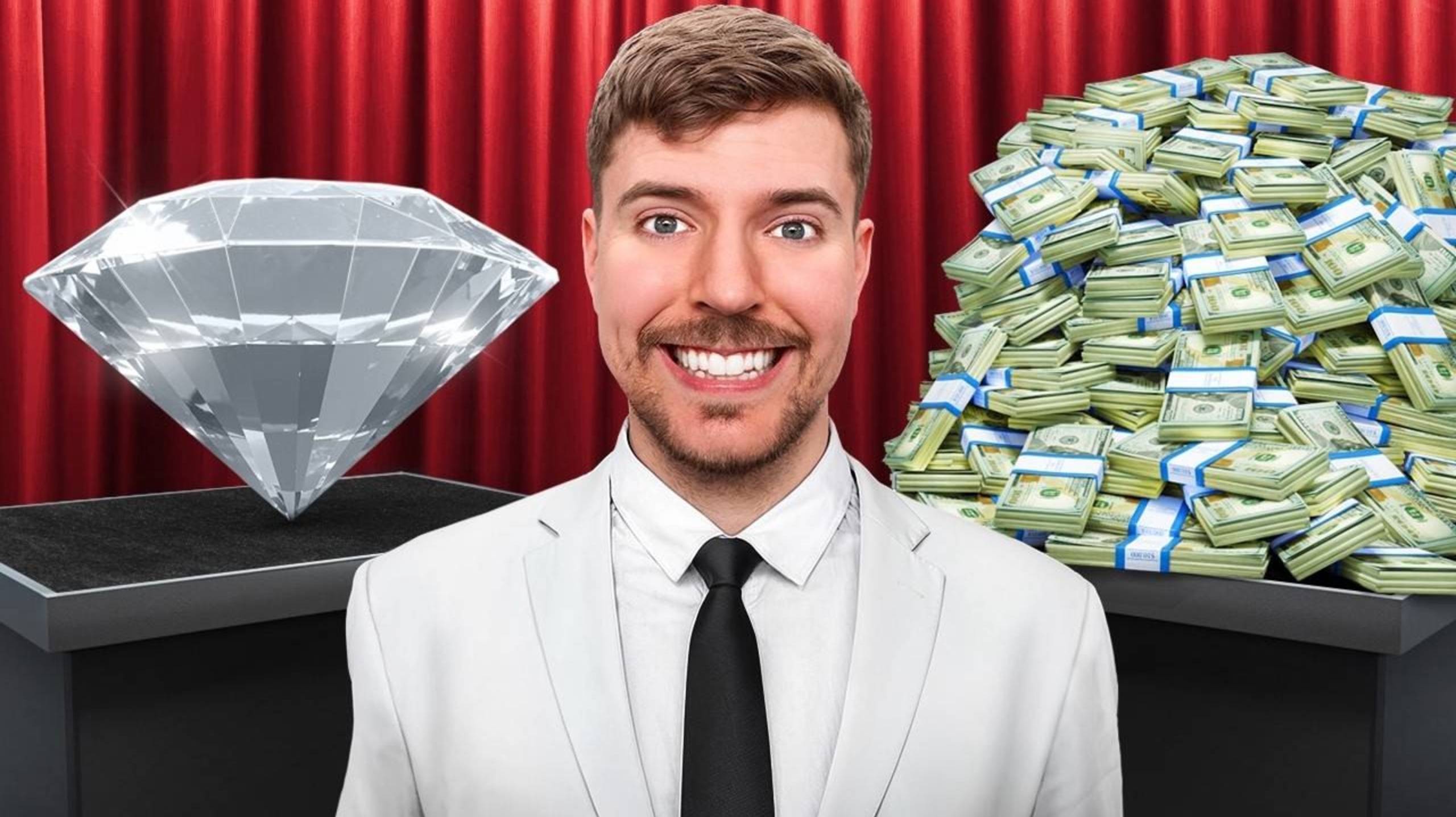 Что ты выберешь: Гигантский бриллиант или $100,000?!  Мистер Бист. MrBeast