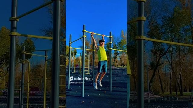 Как сделать выход на две #pullups #подтягивания