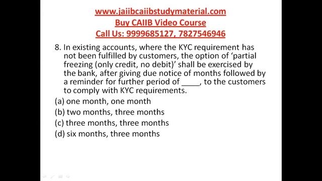 JAIIB Accounting And Finance For Bankers (Question Set 4)