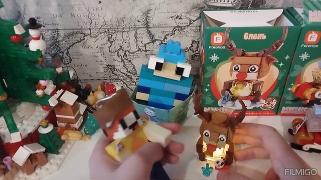 ЛУБ И ПРО И ОЛЕНЬ ИЗ ЛЕГО МАЙНКРАФТ МУЛЬТИК
