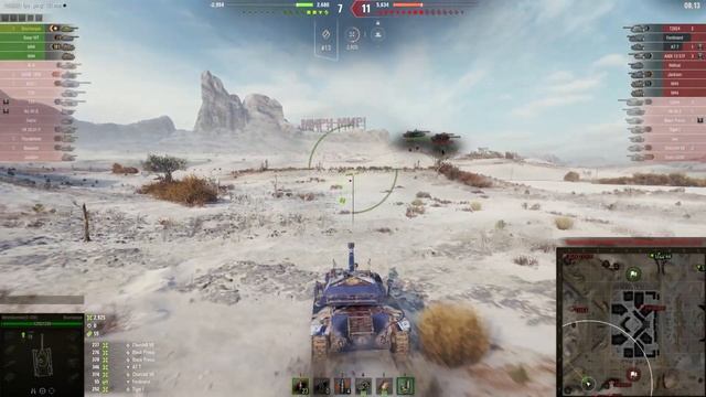 Мир танков. WOT. Уникальный бой на Bat.-Châtillon Bourrasque. Взял 11 фрагов и 6.1К урона