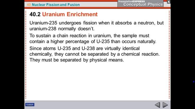 Week 12 Physics  G12 Ch#40 L#2  Uranium Enrichment