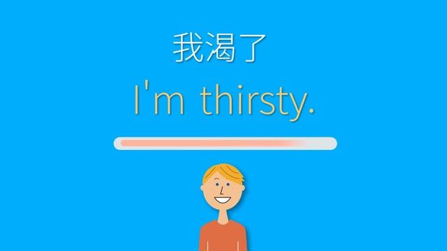 「我渴了」用英語怎麼說？