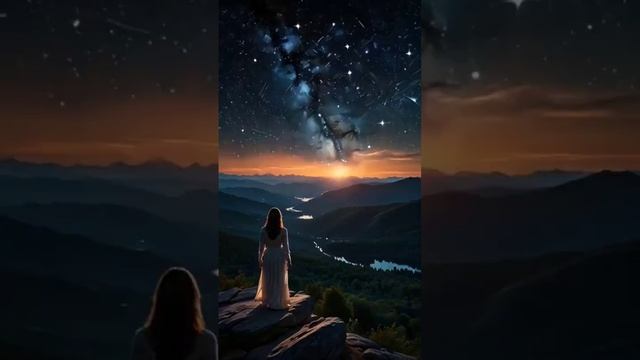 girl and starry sky (edis70)