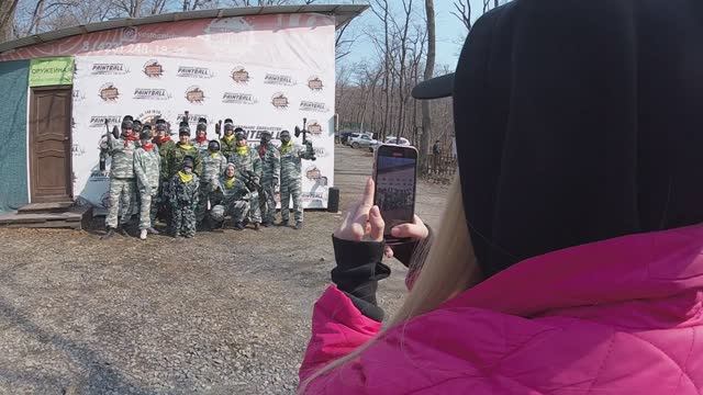 Восточный фронт Пейнтбол Владивосток Фотозона